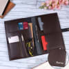 Brown PU Leather Personalized Multi-Utility Organizer Online