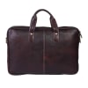 Gift Brown Sleek Christopolo Laptop Bag - Customizable with Logo