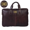 Brown Sleek Christopolo Laptop Bag - Customizable with Logo Online