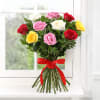 Bunch of 10 Mix Colored Roses Online