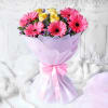 Gift Bunch of 10 Mix Flower in Tissue Wrapping
