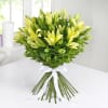 Gift Bunch of 10 Yellow Lilies
