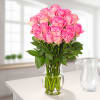 Bunch of 20 pink Fairtrade roses Online