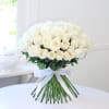 Gift Bunch of 50 White Roses