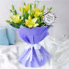 Gift Bunch of 6 Yellow Asiatic Lilies for Father's Day