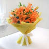 Gift Bunch of Beautiful Orange Asiatic Lilies