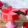Shop Bunch Of Hearts Valentine Strawberry Fresh Cream Cake (1 kg)