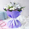 Bunch of Mix Flowers In Tissue Wrapping Online