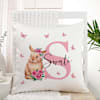 Gift Bunny Bloom Personalized Cushion