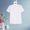 Gift Bunny Kisses & Easter Wishes White  T-Shirt for Girls