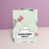 Bunny Personalized A5 Sorry Card Online