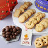 Butter Cookies With Chocolate Almonds Diwali Gift Set Online