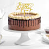 Gift Butter Cream Chocolate Drip Birthday Cake