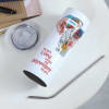 Buy Call Me Antisocial Personalized Stainless Steel Tumbler With Straw