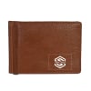 Camel Tan Vintage Grained Leather Men's Wallet - Customizable with Logo Online