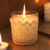 Shop Candles In Decorative Lace Glass (Set of 2)