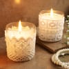 Candles In Decorative Lace Glass (Set of 2) Online