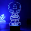 Gift Captain America Personalized LED Lamp