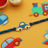 Gift Car-themed Rakhi Hamper For Kids