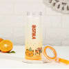 Buy Cat Lovers - Frosted Glass Bottle - Personalized - Orange