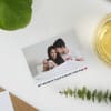 Gift Celebrating Us - Personalized Anniversary Greeting Card With Envelope