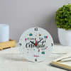 Celebrations Personalized Wooden Table Clock Online
