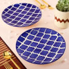 Gift Ceramic Moroccan Dinner Plates- Set of 2