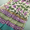 Shop Chanderi Block Print Suit Set - Lilac