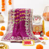 Charming Bandhej Dupatta Karwa Chauth Hamper Online