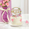 Buy Charming Blooms And Mother's Day Cake Combo