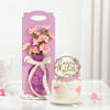 Charming Blooms And Mother's Day Cake Combo Online