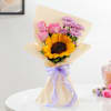 Gift Charming Bouquet And Truffle Cake Combo