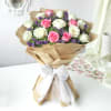 Charming Bunch of Roses and Statices Online