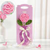 Gift Charming Cake And Crochet Rose Gift Combo