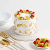 Buy Charming Cake And Crochet Sunflower Gift Combo