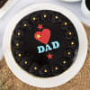 Gift Charming Chocolate Cream Cake For Sweet Dad (1 kg)