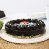 Buy Charming Chocolate Cream Cake For Sweet Dad (Half kg)