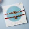 Buy Charms And Beads Antique Rakhi (Set of 2)