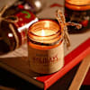 Gift Cheerful And Scented Christmas Candles - Set Of 4