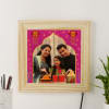 Gift Cheerful Diwali Personalized Wooden Photo Frame