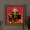 Cheerful Diwali Personalized Wooden Photo Frame Online