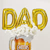 Buy Cheers Dad Beer Balloon Arrangement