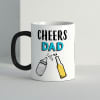 Gift Cheers Dad Personalized Magic Mug