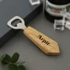 Gift Cheers To Another Year Personalized Wooden Bottle Opener