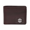 Cherry Brown Grain Leather Men's Wallet - Customizable with Logo Online