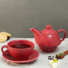 Cherry Red Modern Design Tea Set for One Online