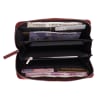 Buy Cherry Red Zip Wallet For Women - Personalized