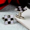 Gift Chess Board Square Men's Cufflinks