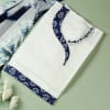Gift Chikankari Cotton Dress Material With Tie Dye Dupatta