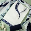 Chikankari Cotton Dress Material With Tie Dye Dupatta Online